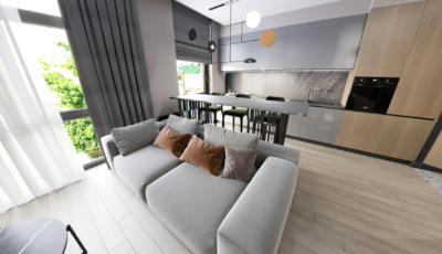 3d визуализация 3-х комнатной квартиры с разрешением 10K 3D Model