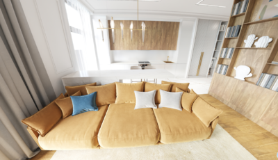 Виртуальный 3d тур по 3х комнатной квартире 3D Model