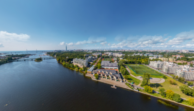 Виртуальный аэротур по Петроградской стороне в Санкт-Петербурге 3D Model