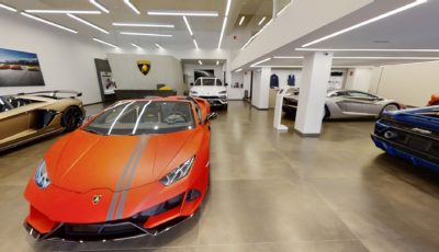 Matterport тур по автосалону Lamborghini 3D Model