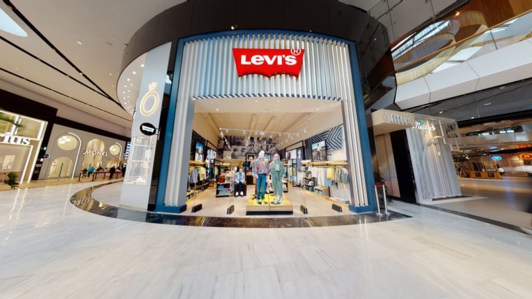 Виртуальный тур по магазину одежды Levis